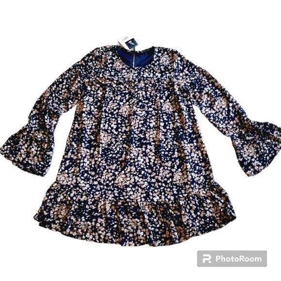 ✨Vici Floral Ruffle Bell-Sleeve Dress✨ - Picture 5 of 8